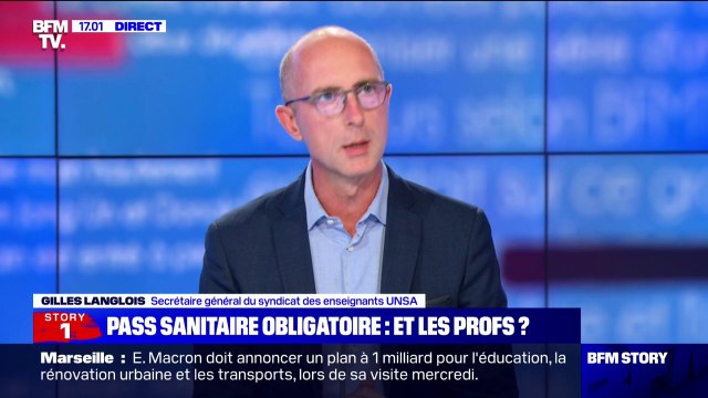 Gilles Langlois (UNSA): 9 enseignants sur 10 sont actuellement vaccinés, (...) c'est un chiffre extrêmement satisfaisant