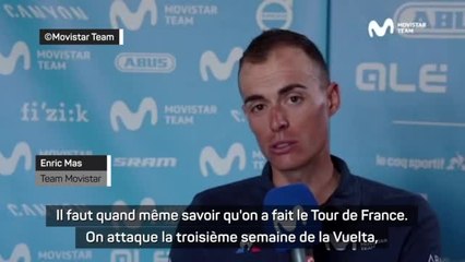 Vuelta - Mas : "Je ne vais pas promettre une attaque épique de 80 kilomètres"