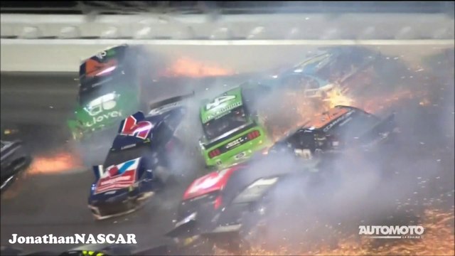 Big One + Finish Daytona 2021 NASCAR Cup Series