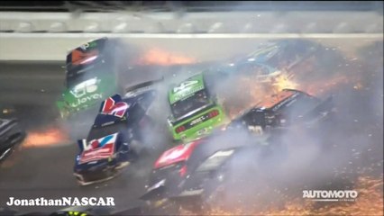 Big One + Finish Daytona 2021 NASCAR Cup Series