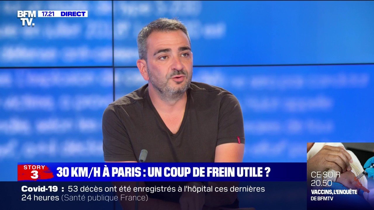 Pierre Chasseray (40 millions d'automobilistes) sur la limitation des 30km/h à Paris: "Cette mesure ne sert à rien"