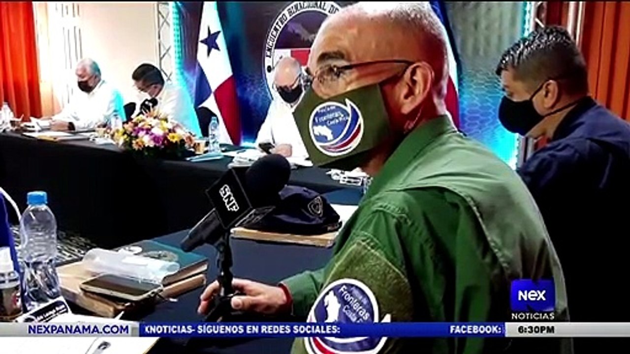 Ministros de Seguridad de Panamá y Costa Rica s...