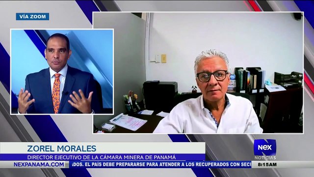 Entrevista a Zorel Morales, Director ejecutivo de la Cámara Minera de Panamá - Nex Noticias