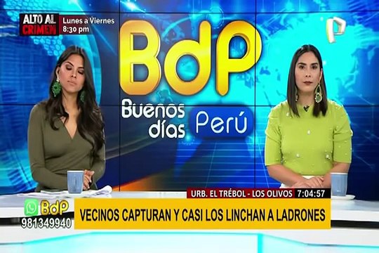 Los Olivos: vecinos capturan y casi linchan a delincuentes