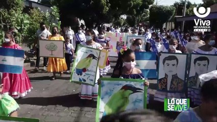 Estudiantes de los Colegios Elvis Díaz y Bello Horizonte desfilan este fin de semana