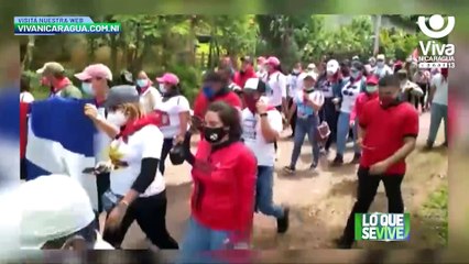 Militantes sandinistas conmemoran el 54 Aniversario de la Gesta Heroica de Pancasán