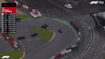 F1 Corrida de Kart durante a Bandeira Vermelha na qualificação GP Bélgica Fórmula 1 2021