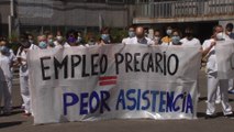 Miedo a enfermar entre los pacientes del Hospital La Paz: 
