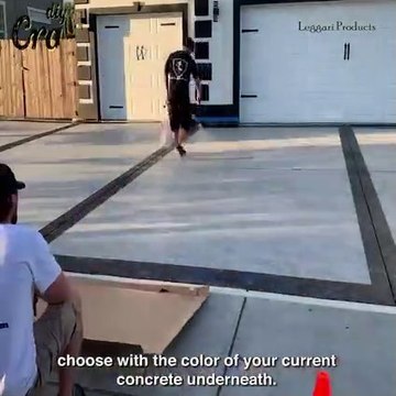 Diy upgrade a driveway with texture deck kit amazing Ideas That Will Upgrade Your Home ▶