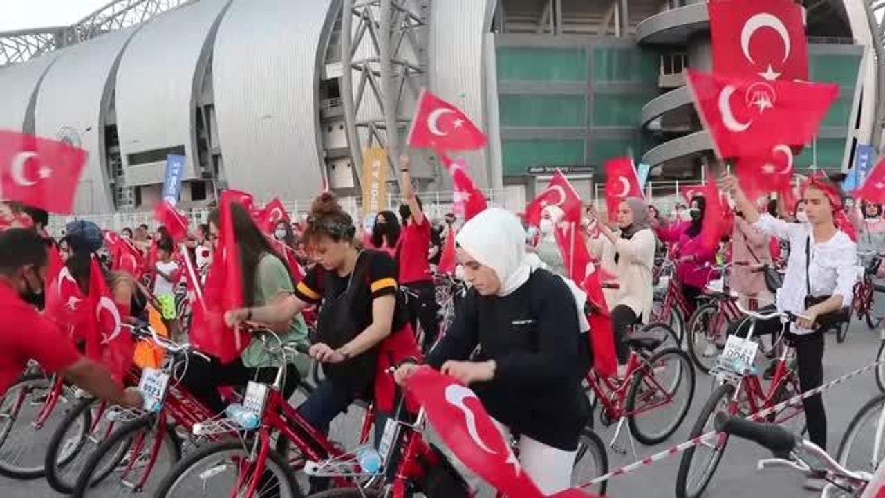 "30 Ağustos Zafer Bayramı Bisiklet Turu" etkinliği yapıldı