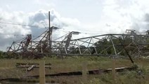 Hurricane Ida topples transmission tower