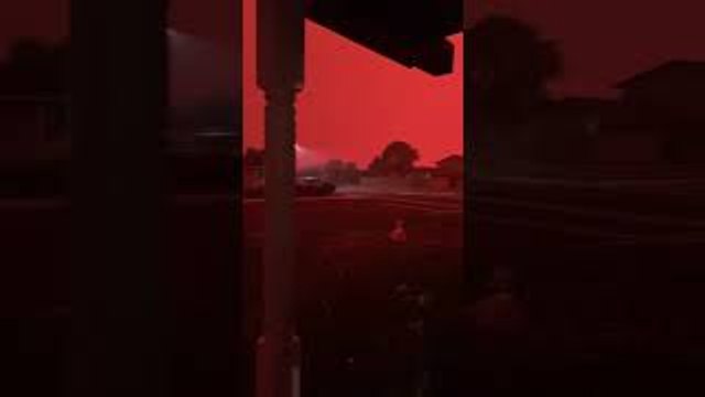 Caldor Fire Darkens Nevada Sky