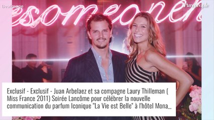 下载视频: Laury Thilleman : Son chéri Juan Arbelaez tenu en laisse, une photo surprenante !