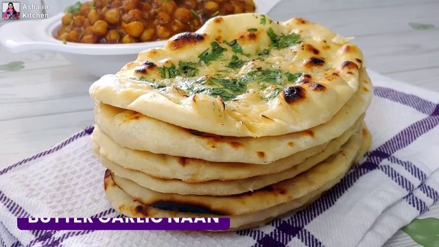 Naan Recipe | Naan Without Tandoor | Butter Garlic Naan Recipe | Garlic Naan Recipe | Naan on Tawa