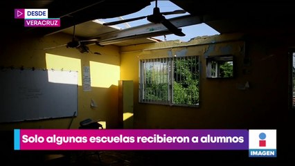 Por falta de techo, escuela en Veracruz no volvió a clases presenciales