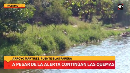 A pesar de la alerta continúan las quemas