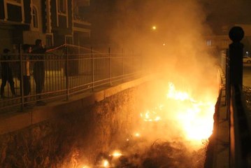 Son Dakika | Dere yatağında çıkan yangın söndürüldü