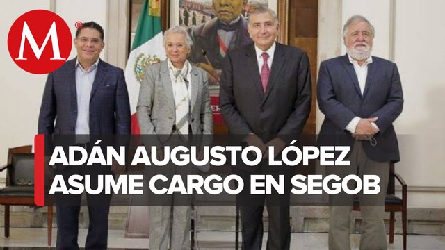 Adán Augusto López asume el cargo como nuevo titular de la Secretaría de Gobernación