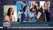 Ecuador: Actividades de ASFADEC rinden homenaje a víctimas de desapariciones forzadas
