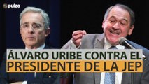 Álvaro Uribe contra el presidente de la JEP | Pulzo