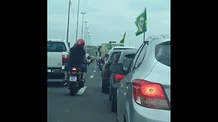 Protesto provoca caos no trânsito da Segunda Ponte e Centro de Vitória