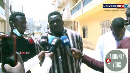 triste réaction de sa Thies suite au décès de son père