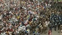 Watch: Thousands of farmers march towards Karnal secretariat