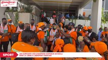 Les Eléphants vice champions d’Afrique de basketball à Kigali accueillis dans la liesse à l’aéroport d'Abidjan