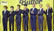BTS’ ‘Butter’ Tops Billboard’s 2021 Songs of the Summer Chart & Perform at BBC Radio 1 Live Lounge | Billboard News