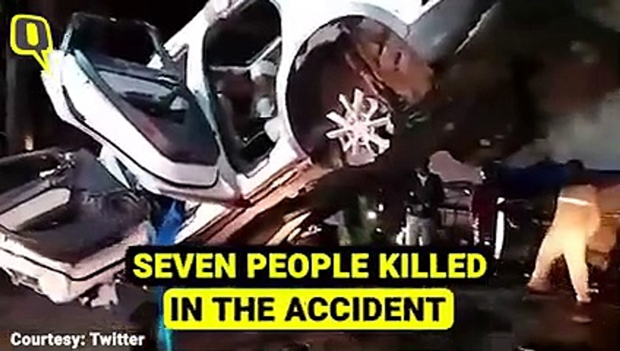 Audi Car Crash in Bengalurus Koramangala Kills 7 DMK MLAs Son Among Deceased_.....