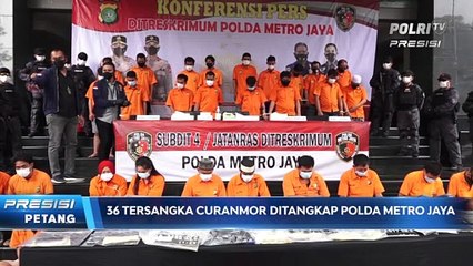 Tim Jatanras Polda Metro Jaya Tangkap 7 Sindikat Curanmor -