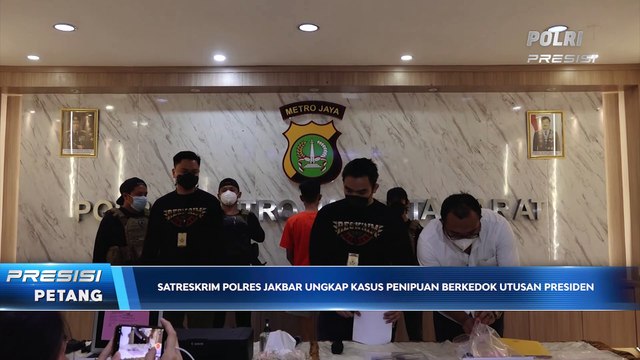 Polres Metro Jakarta Barat Ungkap Kasus Penipuan Berkedok Utusan Presiden Jokowi