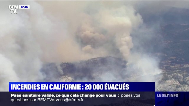 En Californie, le gigantesque Caldor Fire menace la zone touristique du lac Tahoe