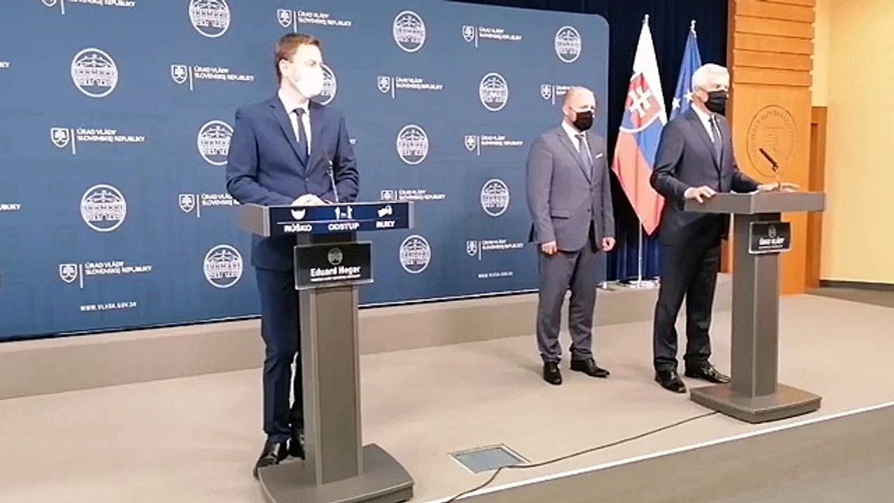 ZÁZNAM: TK premiéra E. Hegera a ministrov I. Korčoka a J. Naďa