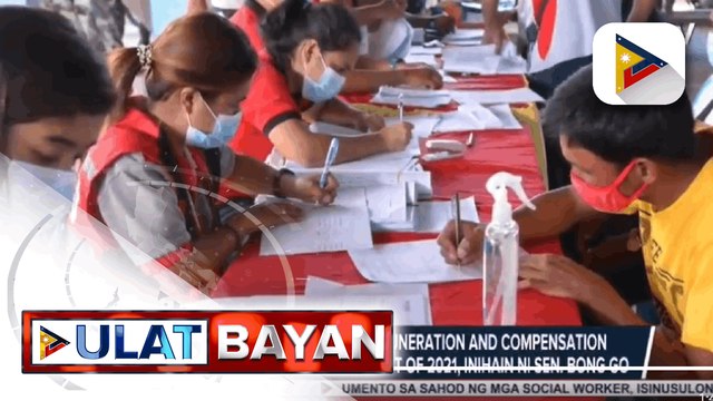 Umento sa sahod ng mga social worker, isinusulong sa Senado