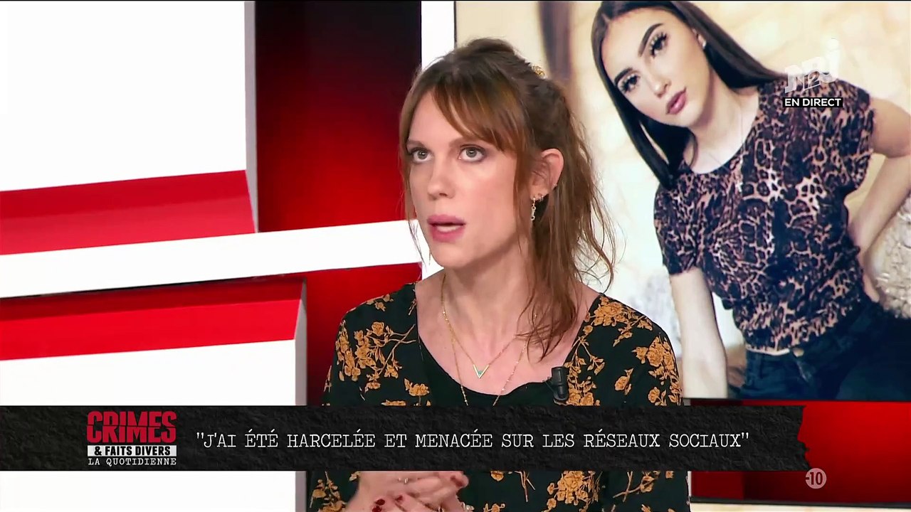 L'homme qui harcelait la jeune influenceuse reçue hier dans la quotidienne de "Crimes" sur NRJ12 finalement condamné à de la prison ferme dans l'après-midi - VIDEO