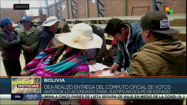 Procurador de Bolivia revisará actas de 2019 por demandas de supuesto fraude electoral
