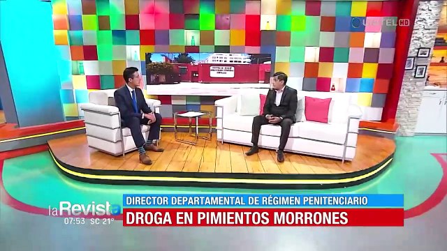 Una mujer es aprehendida por tratar de ingresar 137 sobres de cocaína camuflados en pimentones a la cárcel de mujeres de obrajes