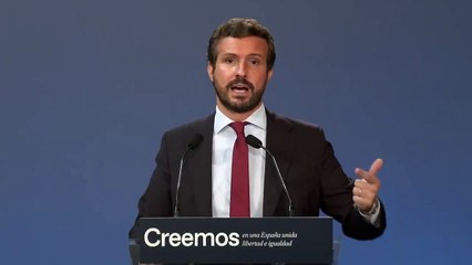 Casado: "No vamos a contribuir a la politización del CGPJ, para renovarlo tendrán que aceptar que los jueces elijan a los jueces”