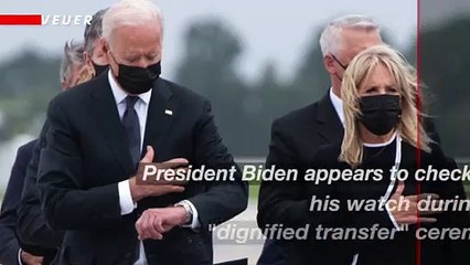 Fathers of Fallen Servicemen Angry at President Biden for Checking His Watch During ‘Dignified Transfer’ Ceremony