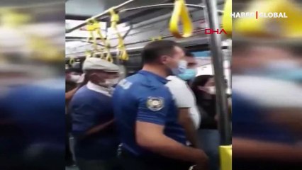'Maske karşıtı' kadın bu kez İETT otobüsünü karıştırdı