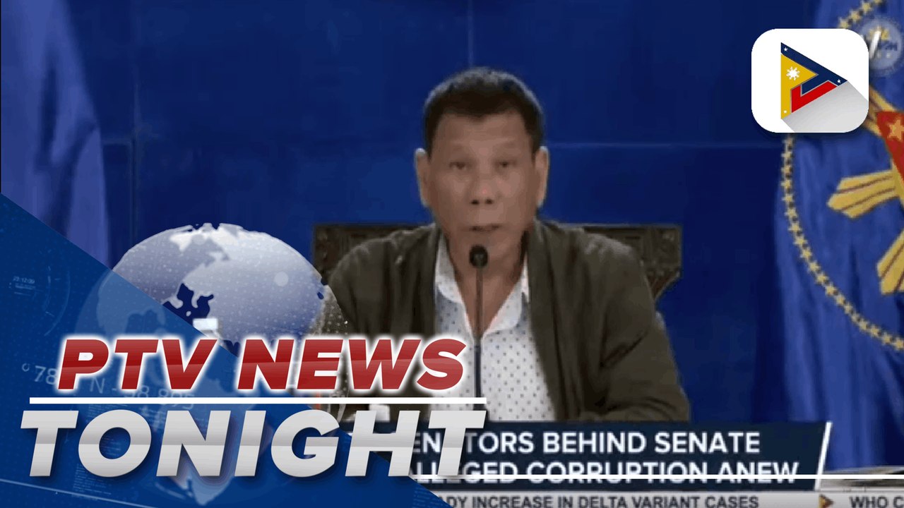 PRRD hits senators behind senate hearings on alleged corruption anew | via @eunicesamonteptv