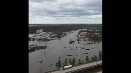 Panoramic View of Flooding in LaPlace
