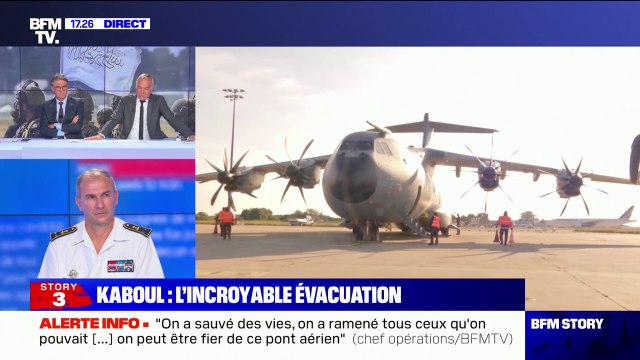 Kaboul: Plus de 100.000 personnes ont été évacuées par les forces alliées, selon le contre-amiral Jacques Fayard