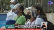 Pagsusuot ng face shield, pinag-aaralan pa ng W.H.O kung epektibo vs. COVID-19 | SONA