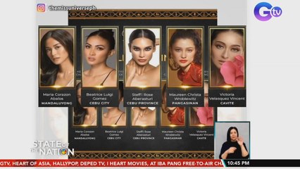 Mga nanalo sa 5 virtual competitions ng Miss Universe Philippines, inanunsiyo na | SONA
