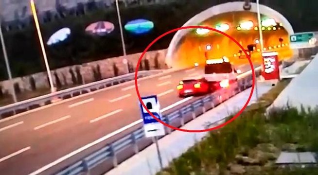 Son dakika haberleri! Kuzey Marmara Otoyolu'ndaki feci kaza kamerada