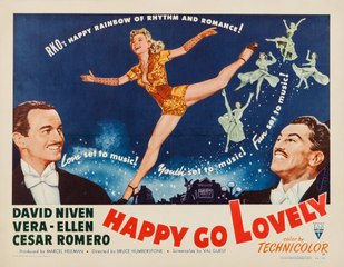 David Niven Happy Go Lovely with Cesar Romero (1951)