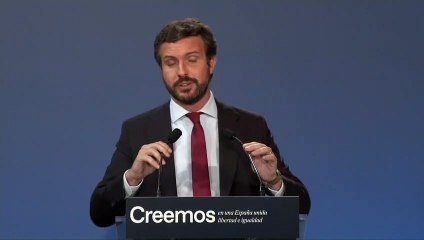 Casado acusa a Sánchez de "subastar el precio" de los Presupuestos en la mesa de diálogo con la Generalitat