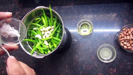 Thecha Recipe | Hari Mirch Ka Techa | NirmalBhoj